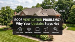 Roof Ventilation Problems in St. Louis: Why Your Upstairs Is Hot Even When the AC Is Running
